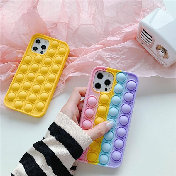 two color pop it funny iphone 12 pro case