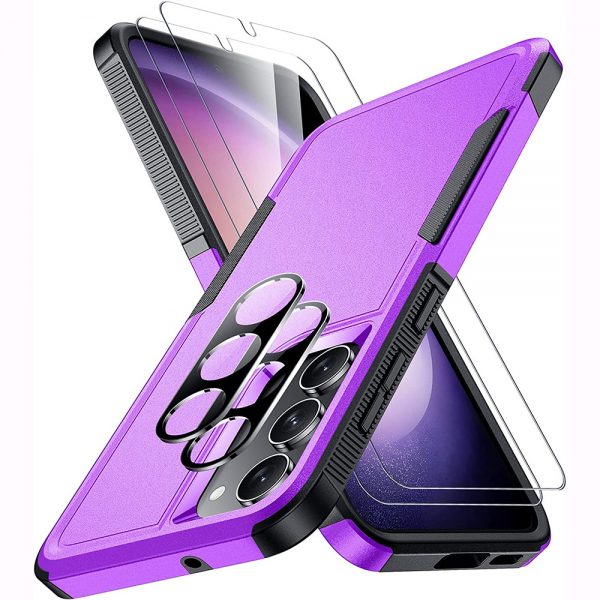 samsung s23 bumper defender case and screen protector