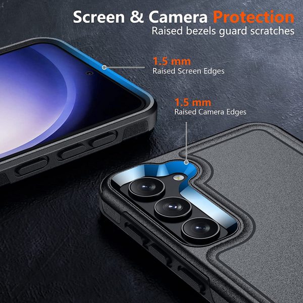 samsung s23 bumper defender case and screen protector