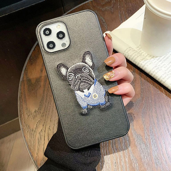 3d bulldog iphone case