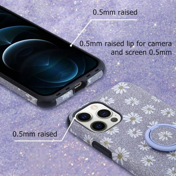 Daisy Flower IPhone Case with Ring with Stand