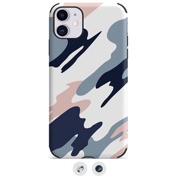 Cool Blue Camouflage IPhone Case