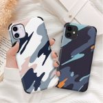 Cool Blue Camouflage IPhone Case