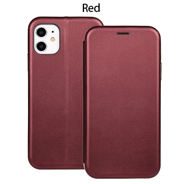 leather flip red iphone case