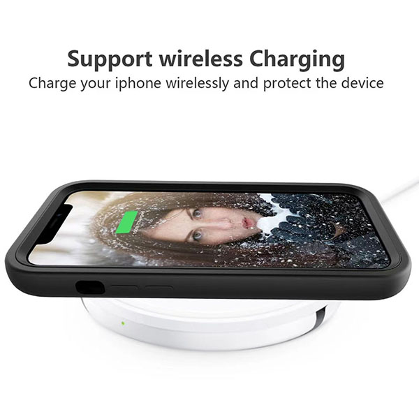 shockproof iphone case support wireless charging