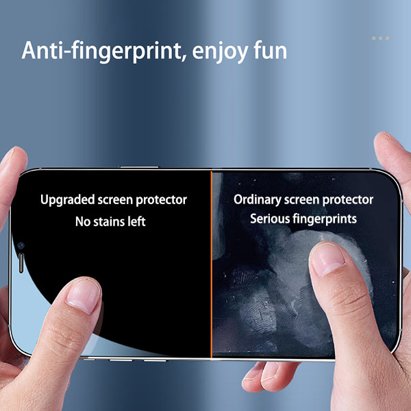 tempered screen protector has anti fingerprint function