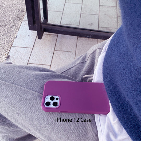grape purple iphone 12 silicone case