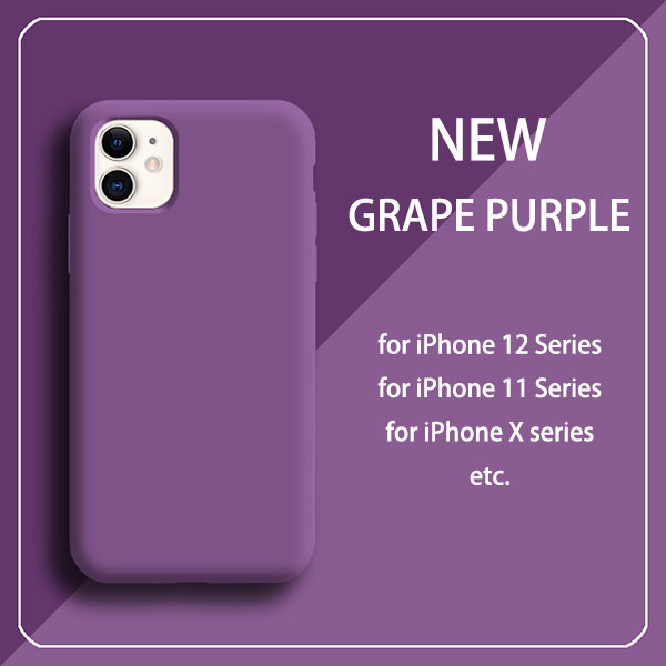 grape purple iphone silicone case
