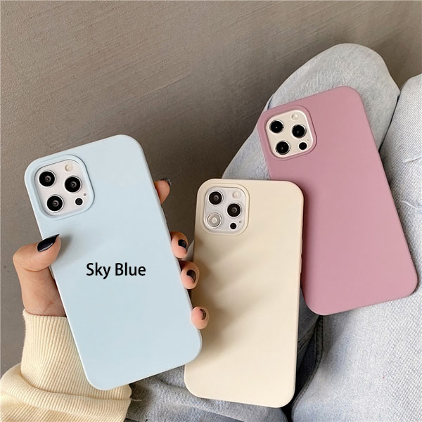 iphone silicone case in three colors