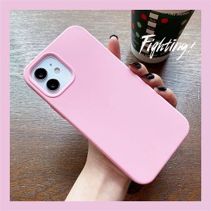 bright pink iphone silicone case