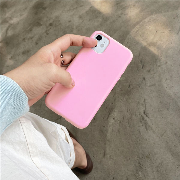 bright pink iphone silicone case