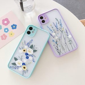 Clear iPhone 11 Case with Flowers iPhone 11 Clear Floral Case