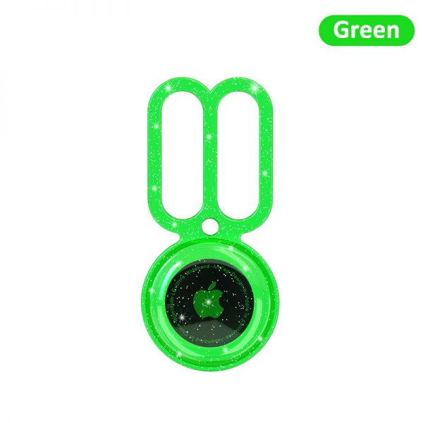 green waterproof airtag case for dogs