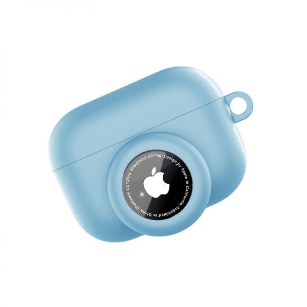 blue airpods pro case for airtag
