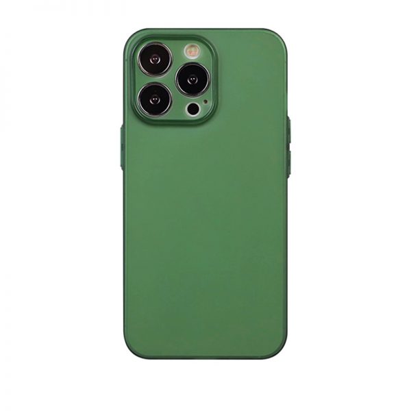 green ultra-thin clear frosted iphone case 11