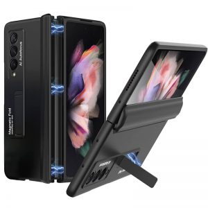 Black Remarkable Samsung Z Fold 3 Magnetic Case