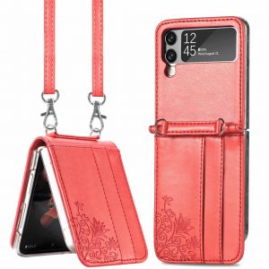 Square Leather Samsung Galaxy Z Flip3 Case – wowacase