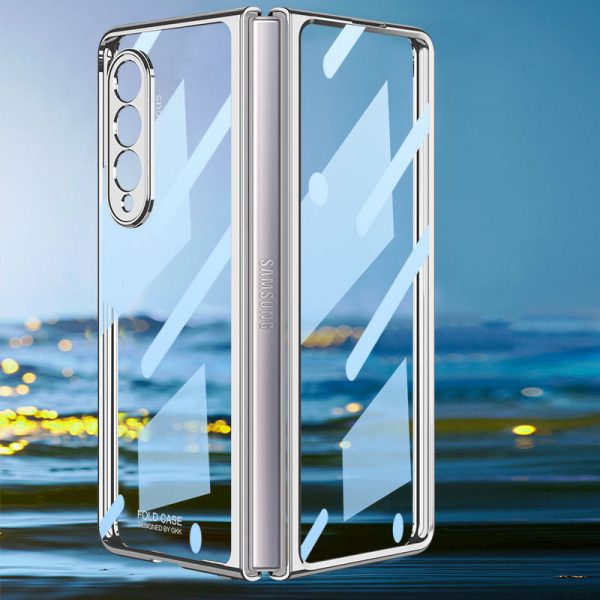 sam109-front-tempered-glass-transparent-plating-frame samsung-z-fold-3 -case-12