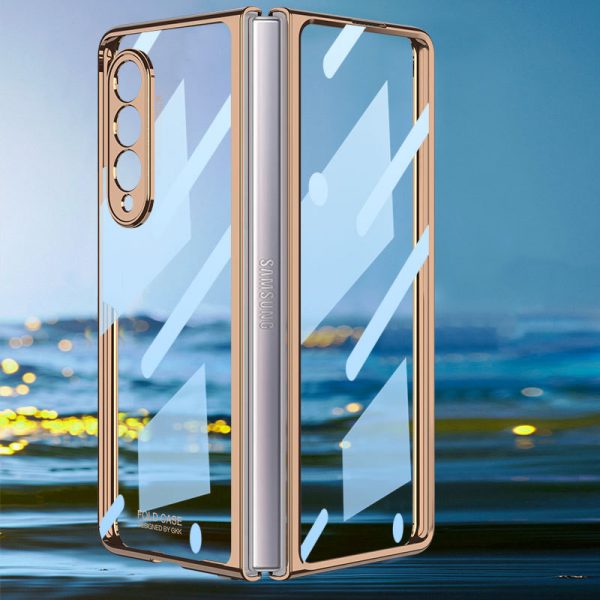 sam109-front-tempered-glass-transparent-plating-frame samsung-z-fold-3 -case-9