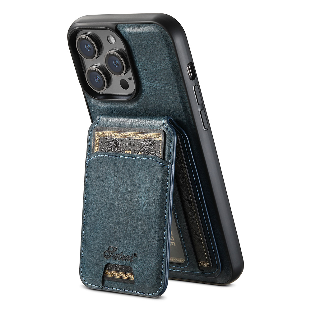 Custodia In Vera Pelle Per IPhone 13 Pro Max – Portafoglio Con Chiusura Magnetica, Supporto E Slot Carte (Classic Gun Leather)