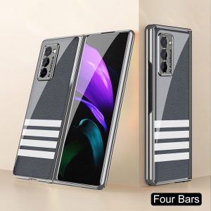 luxury four bars samsung galaxy fold case