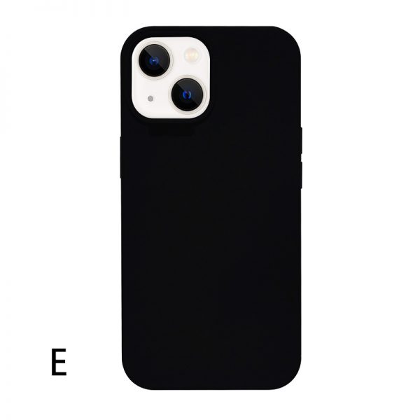 black liquid silicone case iphone 12
