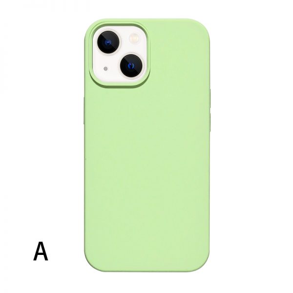 green liquid silicone case iphone 12