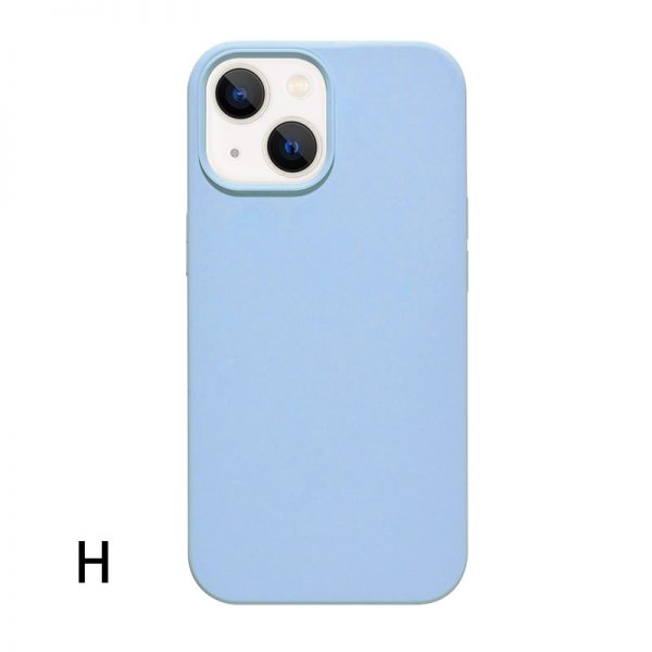 light blue liquid silicone case iphone 12