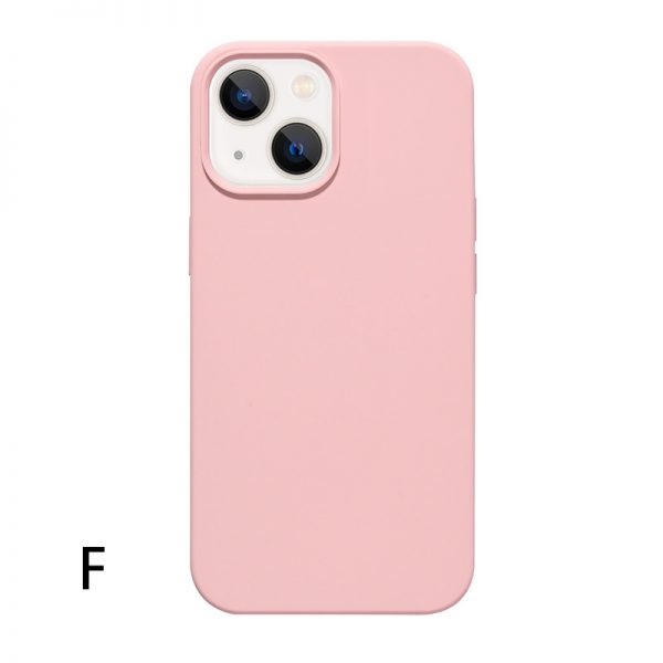pink liquid silicone case iphone 12