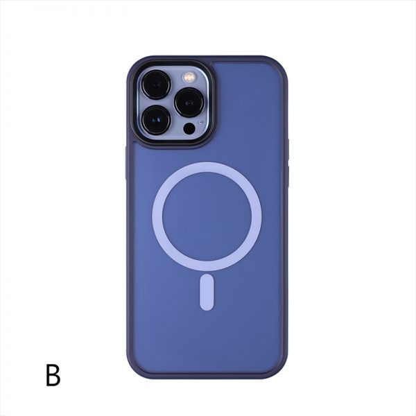 dark blue magsafe colour bumper protective iphone 13 case
