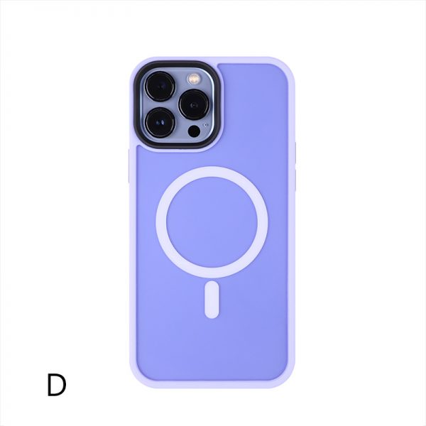 purple magsafe colour bumper protective iphone 13 case