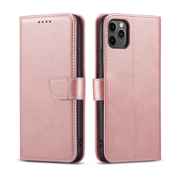 Pink New Flip Cover iPhone 14 Case with Card Holder