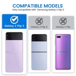 wowacase Limited Edition Samsung Z Flip3 Case (Color: White)