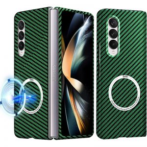 green samsung fold 4 magnetic case