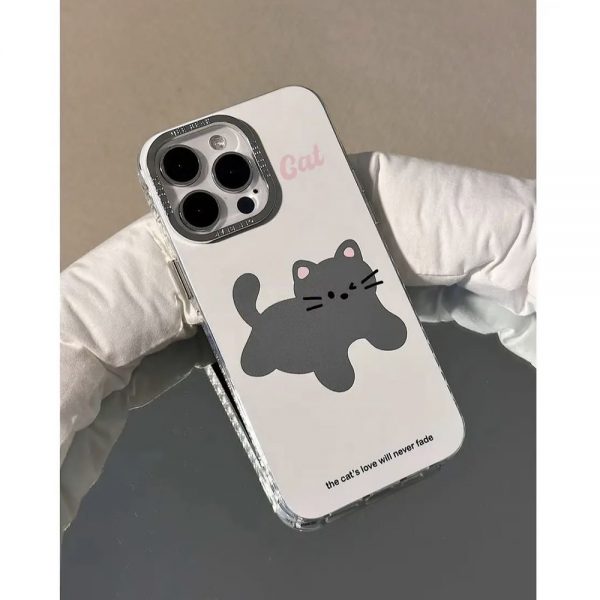 cute iphone 12 cartoon cases (cat, bear)